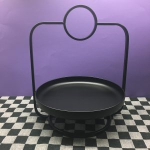 Zwart Taartschaal Aluminium Verjaardag Presenteren